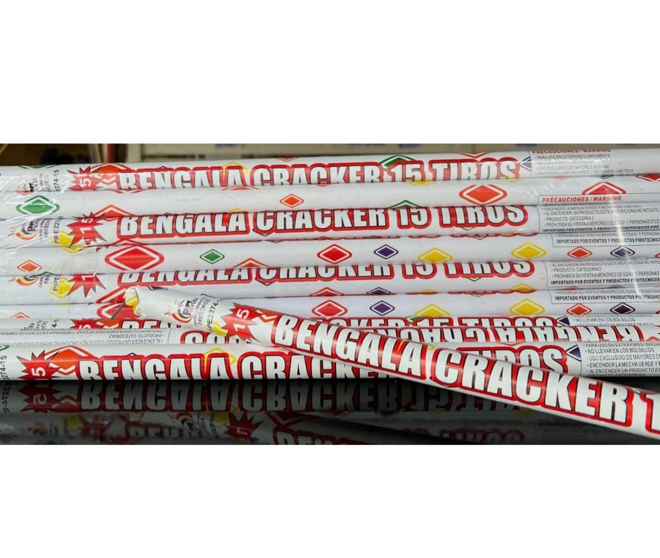 Bengala Cracker 15 tiros